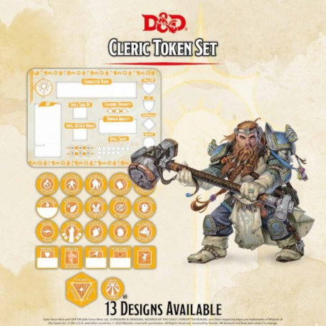 Dungeon & Dragons: Cleric Token Set