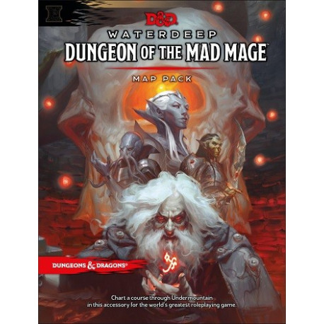 D&D: RPG Waterdeep Dungeon of the Mad Mage - Maps & Miscellany