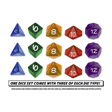 Sentinels Comics: The Roleplaying Game Dice Set