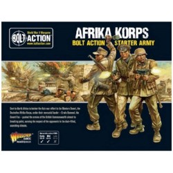 Bolt Action Warlord Afrika Korps Starter Army +Promo Afrika Korps Plastic Frame