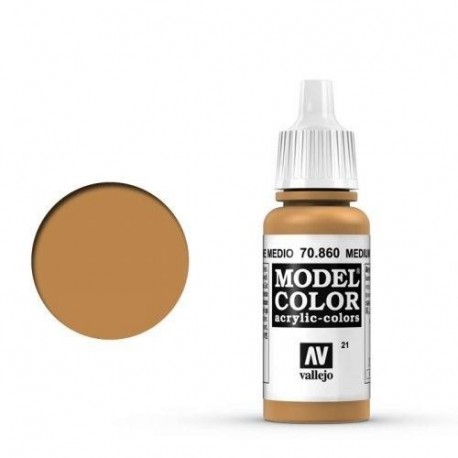 Vallejo Model Color 021 Mittlere Hautfarbe Medium Fleshtone 17 ml 860