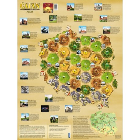 Catan Polen Karte