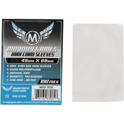 Sleeves Mini Euro beidseitig Card transparent 45 x 68 mm 100