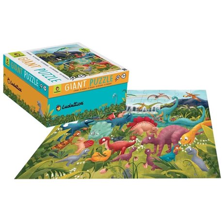 Giant Puzzle Die Dinosaurier 48T