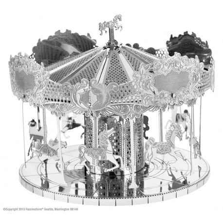 GTNM Metal Earth Merry go round Karussell