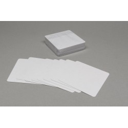 Spielmaterial Spielkarten quadratisch blanko