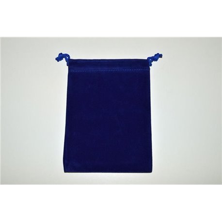 CHX02376 Suedecloth Dice Bag Royal Blue Small