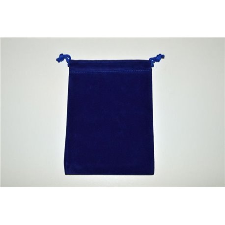 CHX02396 Suedecloth Dice Bag Royal Blue Large