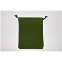 CHX02395 Suedecloth Dice Bag Green Large