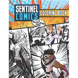 Sentinels Comics: The Roleplaying Game Coloring Book