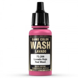 Vallejo Game Wash Red Shade 17ml 72.206