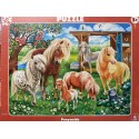 Rahmenpuzzle Ponyweide 20 Teile