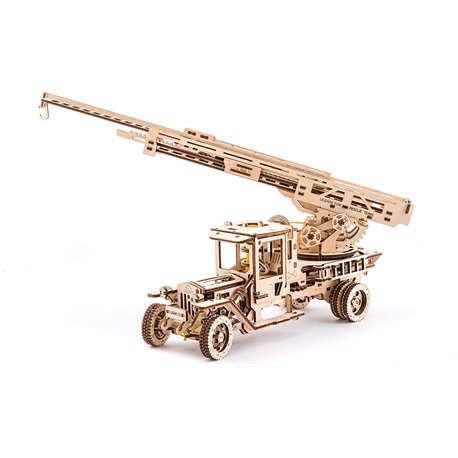 Ugears Holzpuzzle Feuerleiter Truck