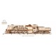 Ugears Holzpuzzle Dampflokomotive mit Tender