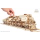 Ugears Holzpuzzle Dampflokomotive mit Tender