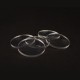 Clear Acrylic Miniature Bases (3mm) - Ø50