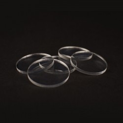 Clear Acrylic Miniature Bases Ø50