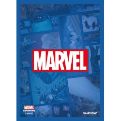 MARVEL CHAMPIONS art sleeves Marvel blue