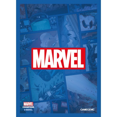 MARVEL CHAMPIONS art sleeves Marvel blue