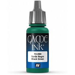 Vallejo Game Ink Black Green 72.090 17ml