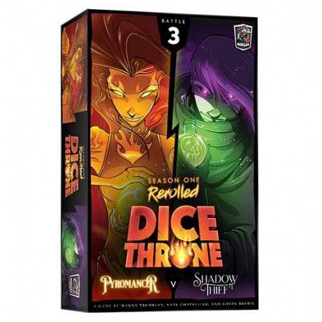 Dice Throne S1 Box 3 Pyromancer v Shadow Thief