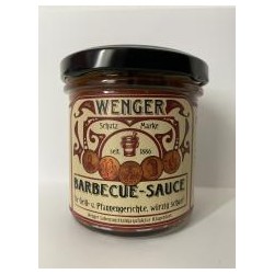 Wenger Senf Barbecue-Sauce im Glas