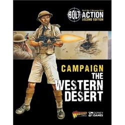 Bolt Action Western Desert campaign book +Promo Figure Rommel