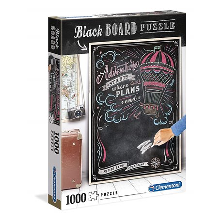 Puzzle Black Board Travel 1000T