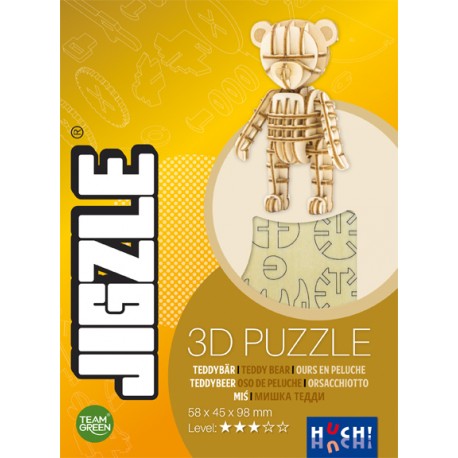 JIGZLE 3D Puzzle Teddybär