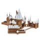 Metal Earth Hogwarts in snow