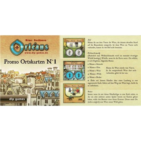 Orleans Promo Ortskarten Nr 1