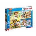 Puzzle Paw Patrol 3 x 48 T Supercolor