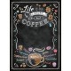 Puzzle Black Board Coffee 1000T