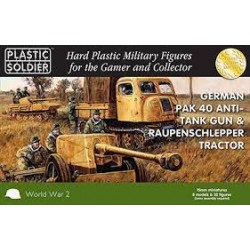 GTNM Plastic Soldier German Pak Anti Tank gun Raupenschlepper