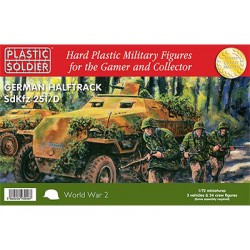 Plastic Soldier WW2 V20006 20mm WWII German Easy Assembly Sdkfz 251/D Half track