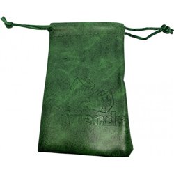 Würfelbeutel: PU-Leather-Bag Green