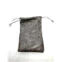Würfelbeutel: PU-Leather-Bag Grey
