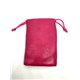 Würfelbeutel: PU-Leather-Bag Pink