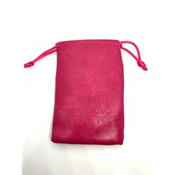 Würfelbeutel: PU-Leather-Bag Pink