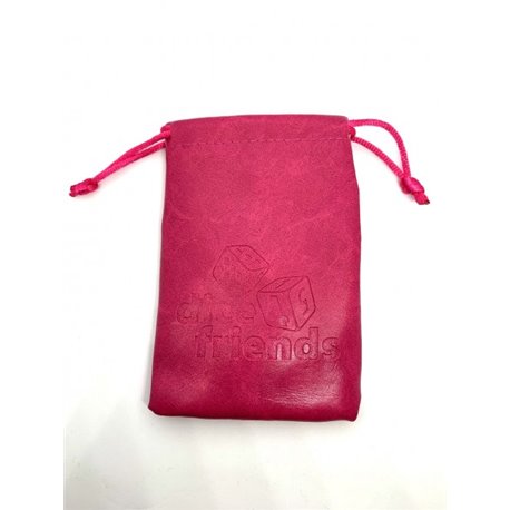 Würfelbeutel: PU-Leather-Bag Pink