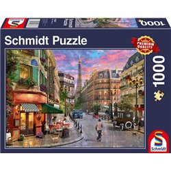 Puzzle: Straße zum Eiffelturm (1000 Teile)