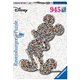 Puzzle: Shaped Mickey (945 Teile Silhouette)