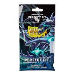 Dragon Shield: Perfect Fit Japanese Size Toploaders – Clear (100)
