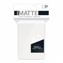 Ultra Pro Sleeves Por Matte White small 60