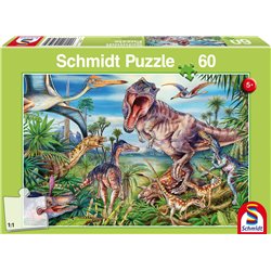 Puzzle Bei den Dinosauriern 60T