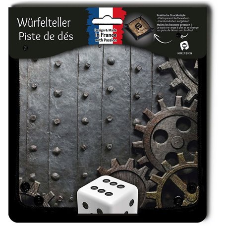 Würfelteller Rusty Gears Neopren