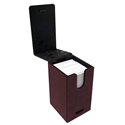 Ruby Suede Alcove Tower Deck Box