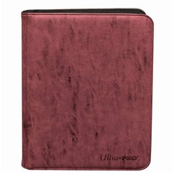 Ruby Suede 9-Pocket Zip PRO-Binder