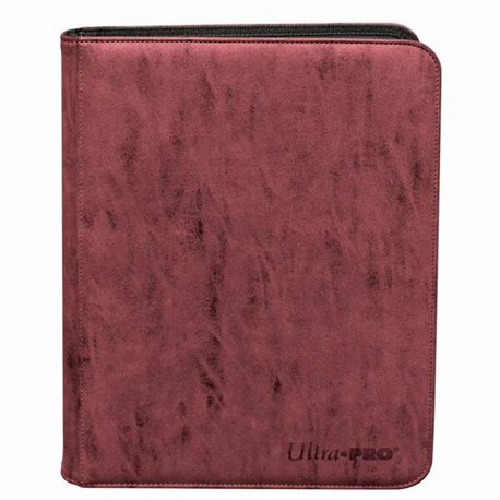 Ruby Suede 9-Pocket Zip PRO-Binder