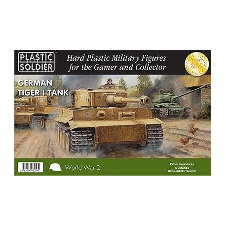 Plastic soldier German Tiger I Tank 15mm